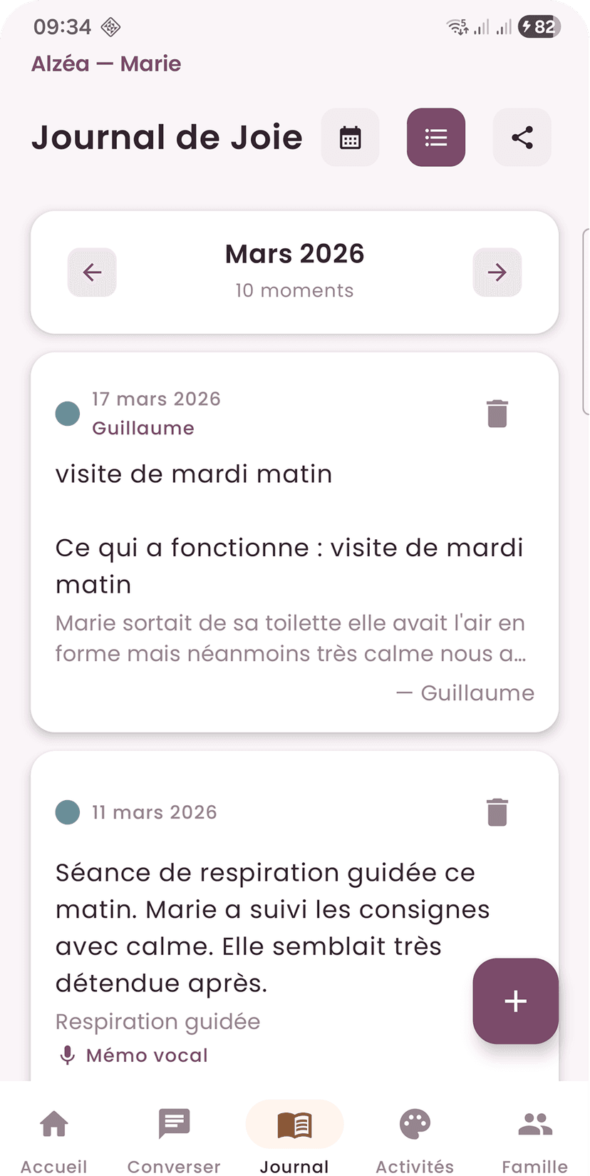 Journal de Joie — capturez chaque moment positif